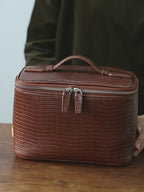 Leather train case