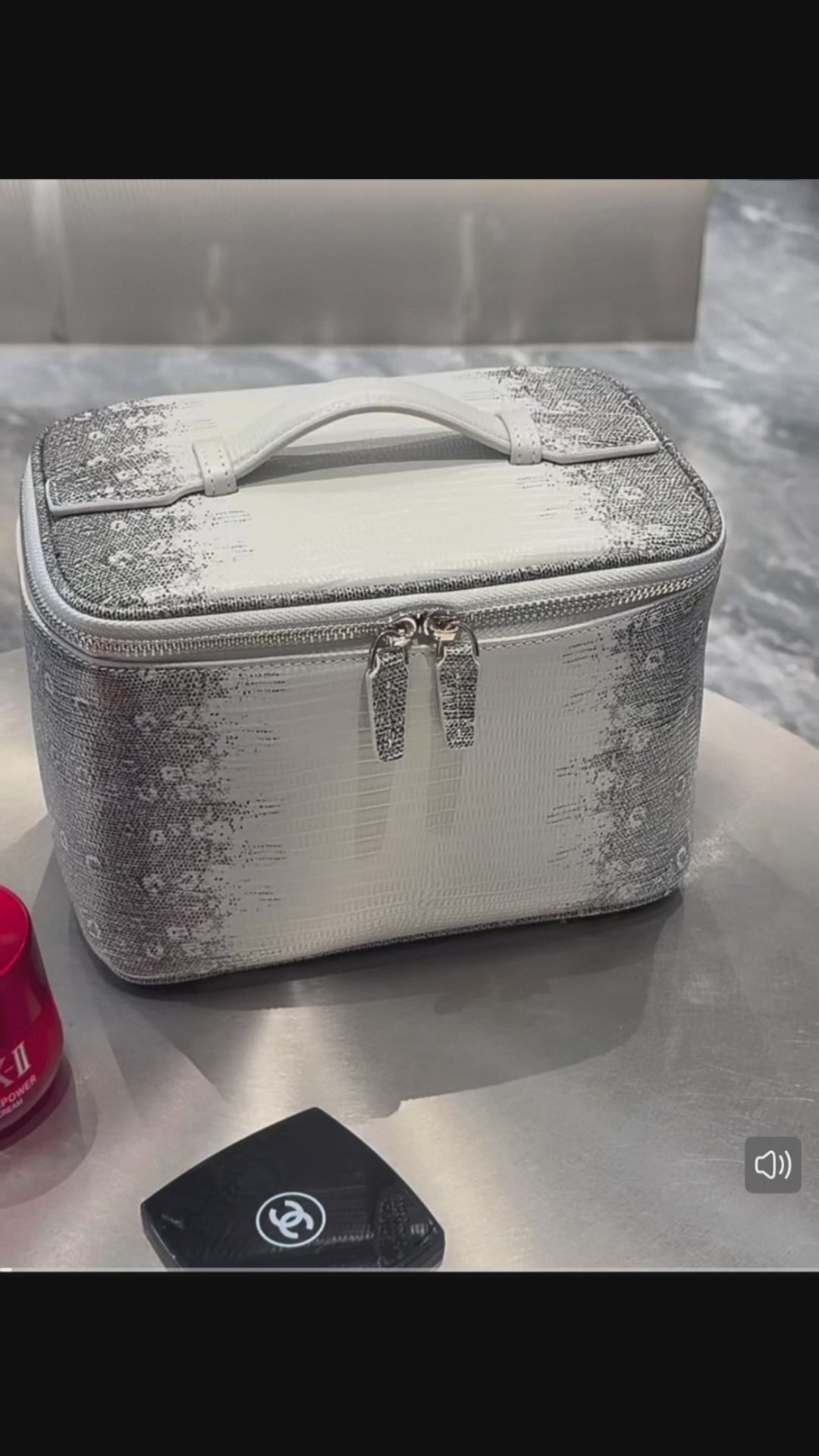 Leather train case