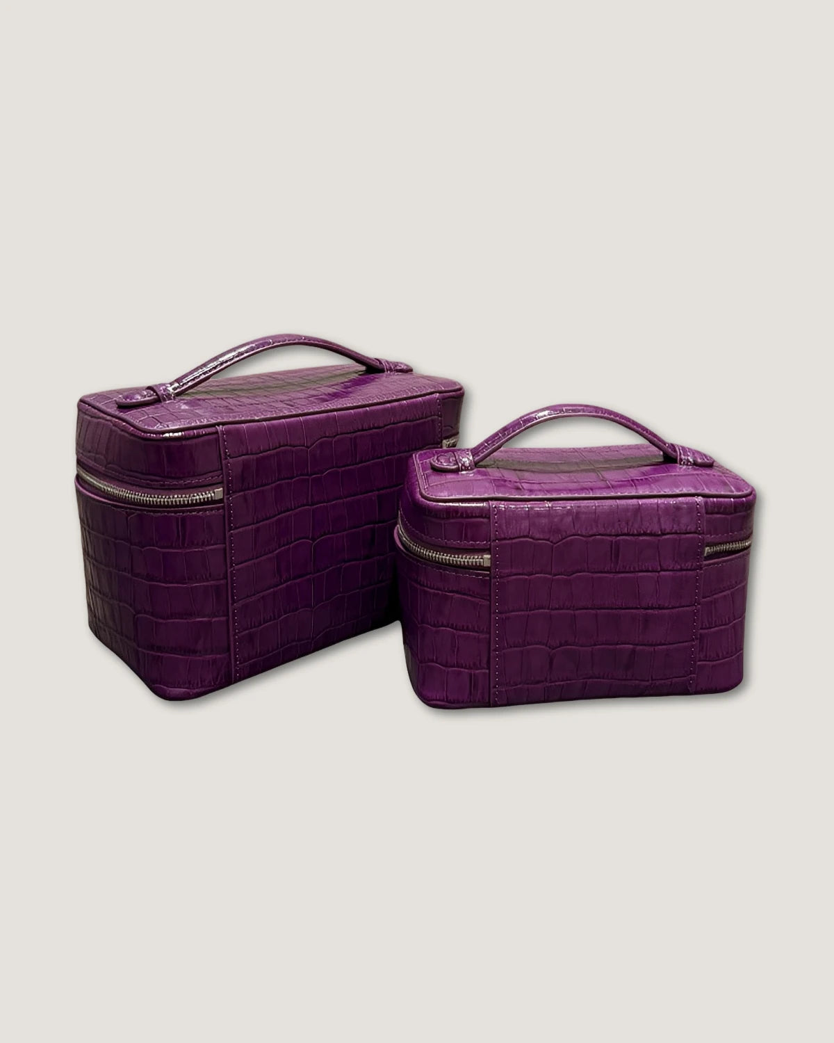 Leather train case