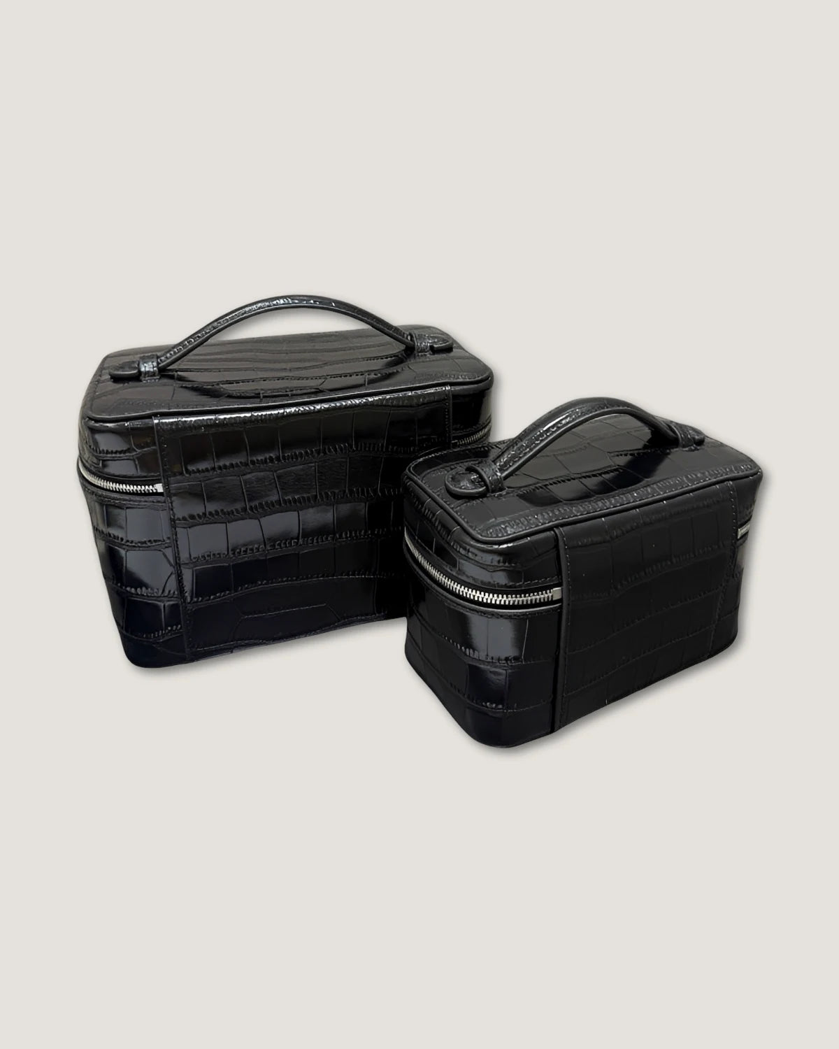 Leather train case