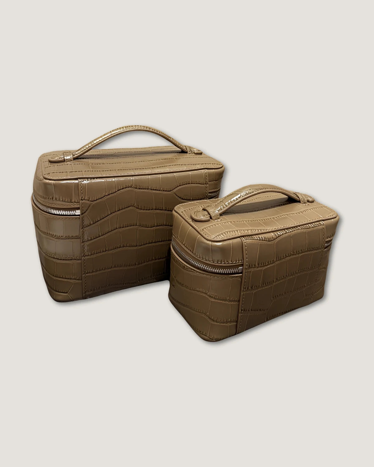 Leather train case