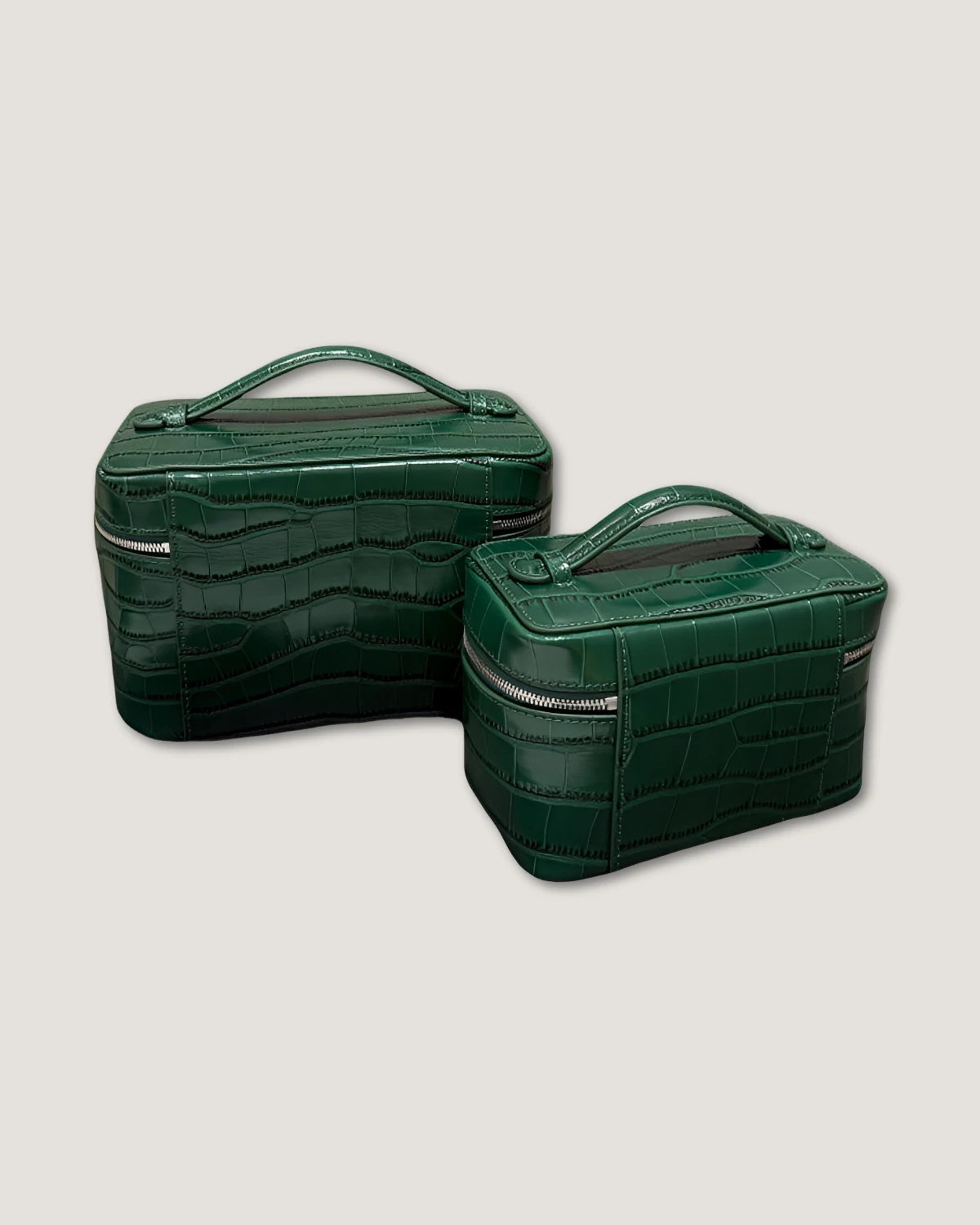 Leather train case