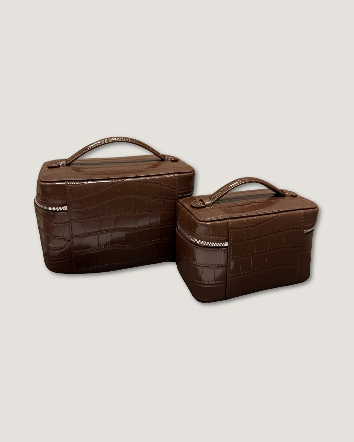 Leather train case
