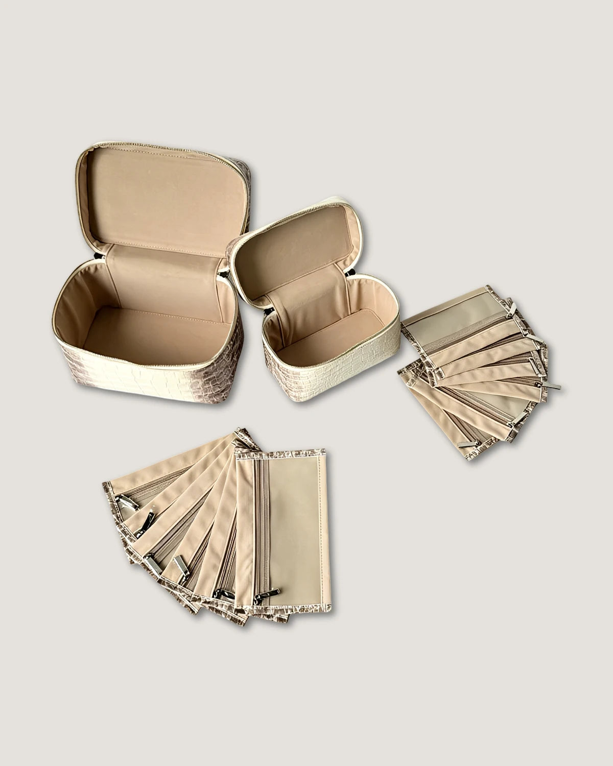 Leather train case