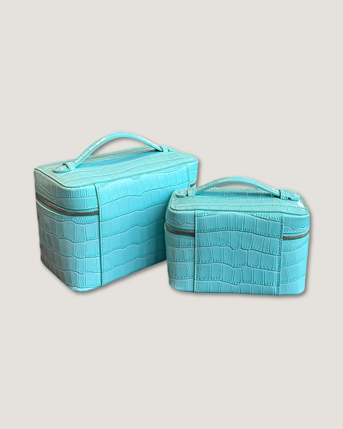 Leather train case
