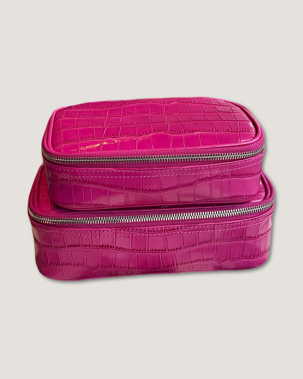 Rectangular makeup bag