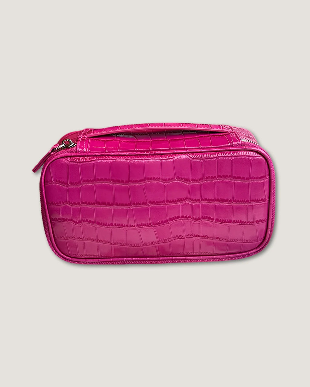 Rectangular makeup bag