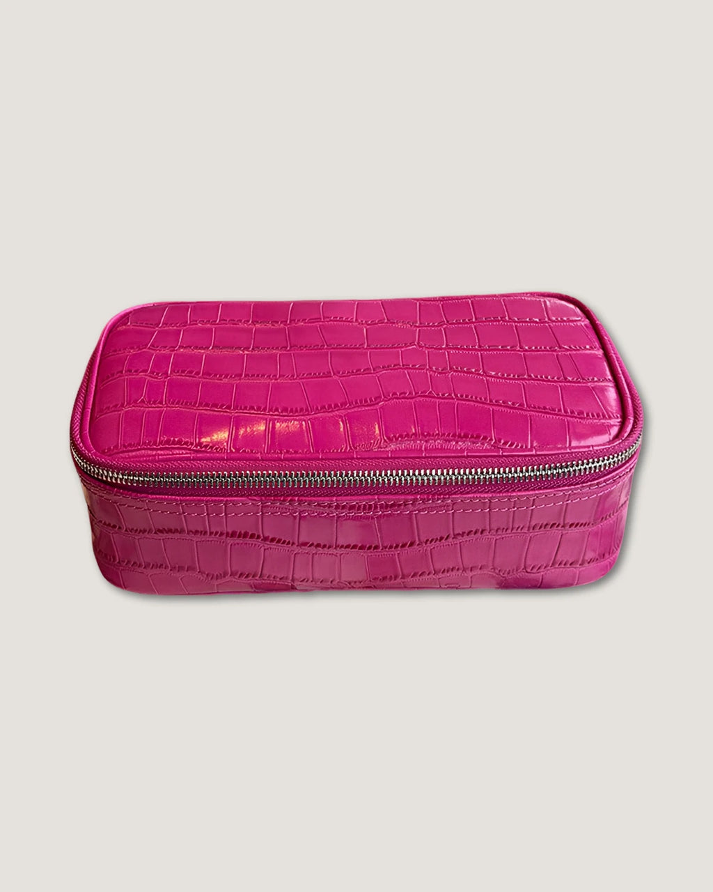 Rectangular makeup bag