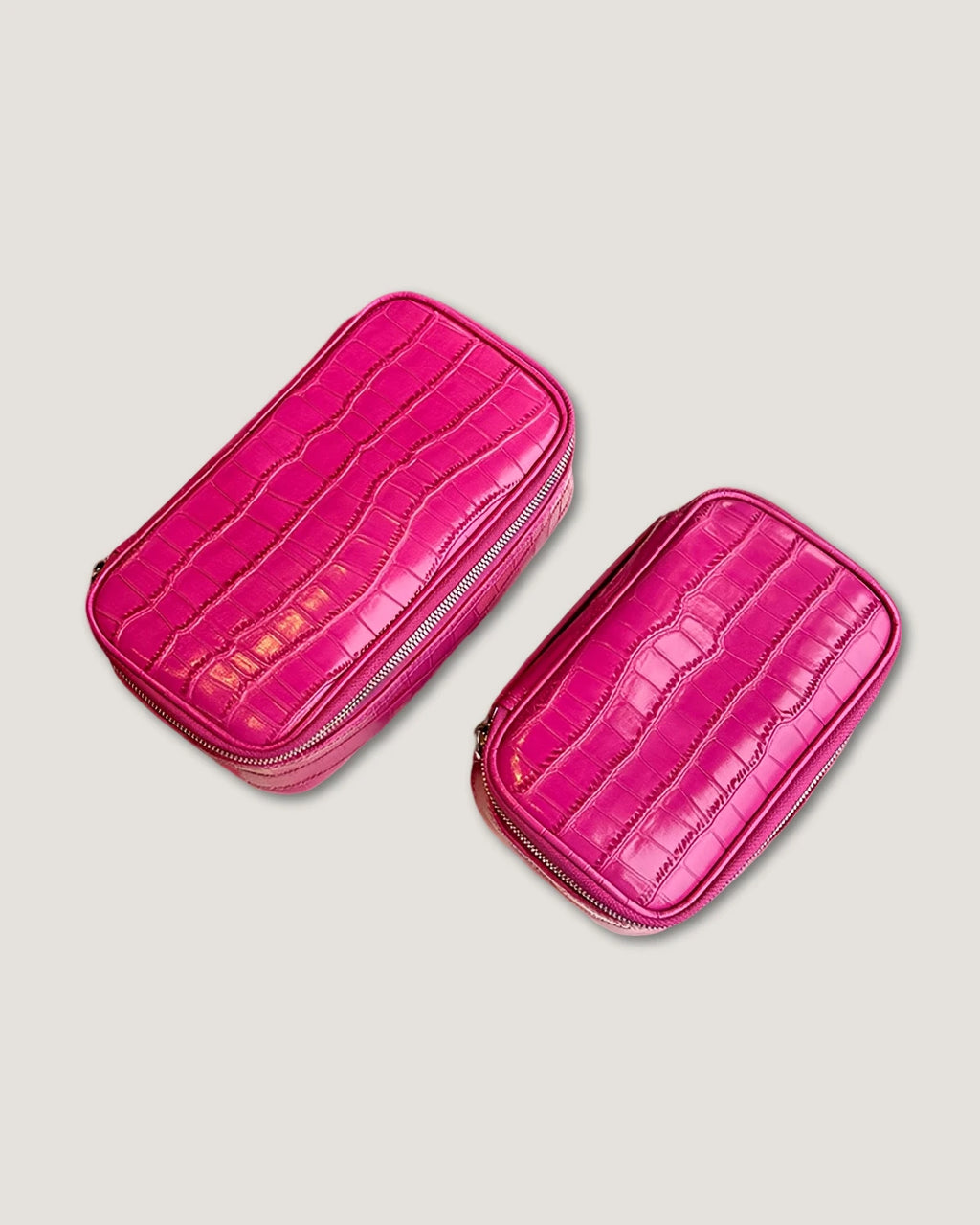 Rectangular makeup bag