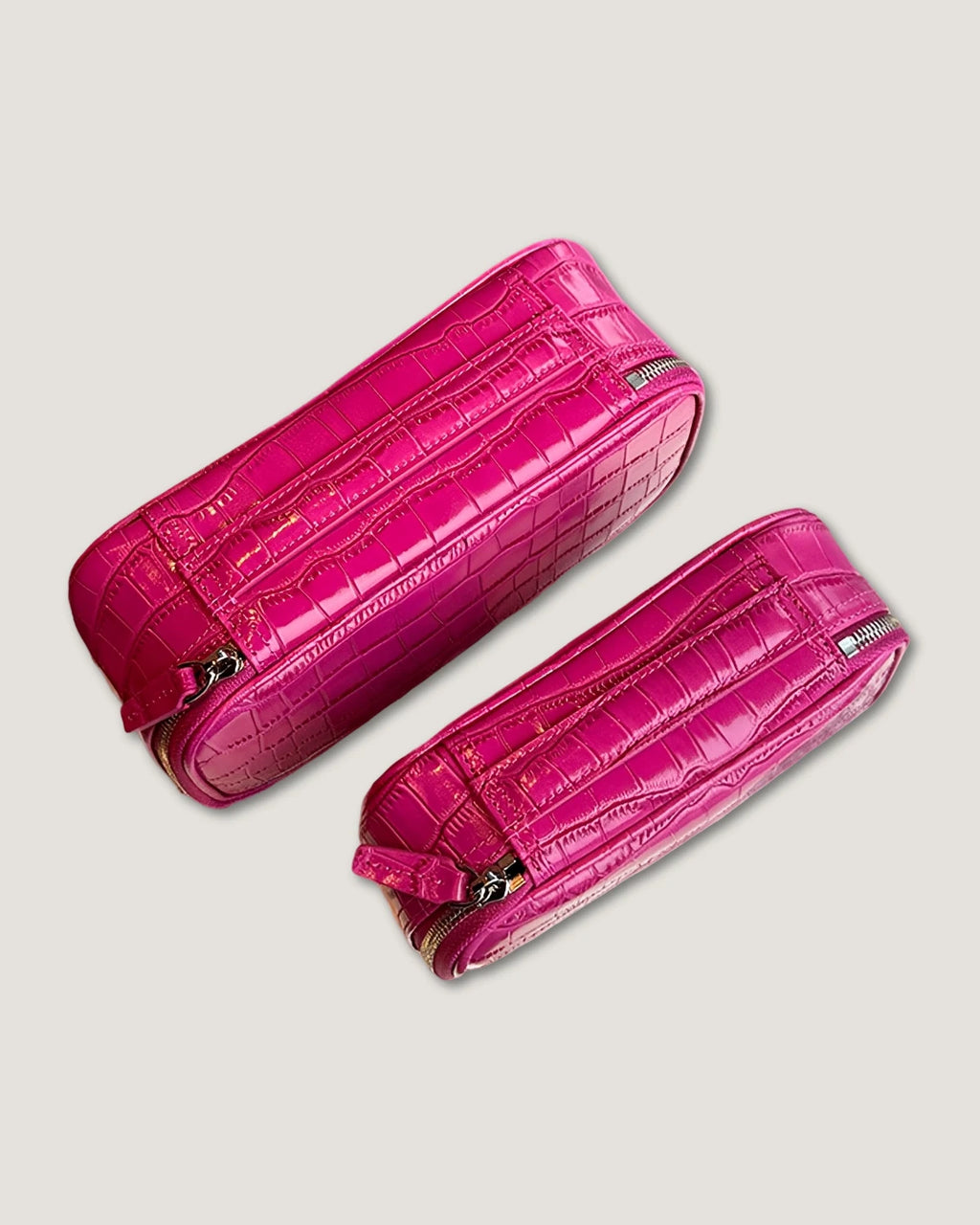 Rectangular makeup bag