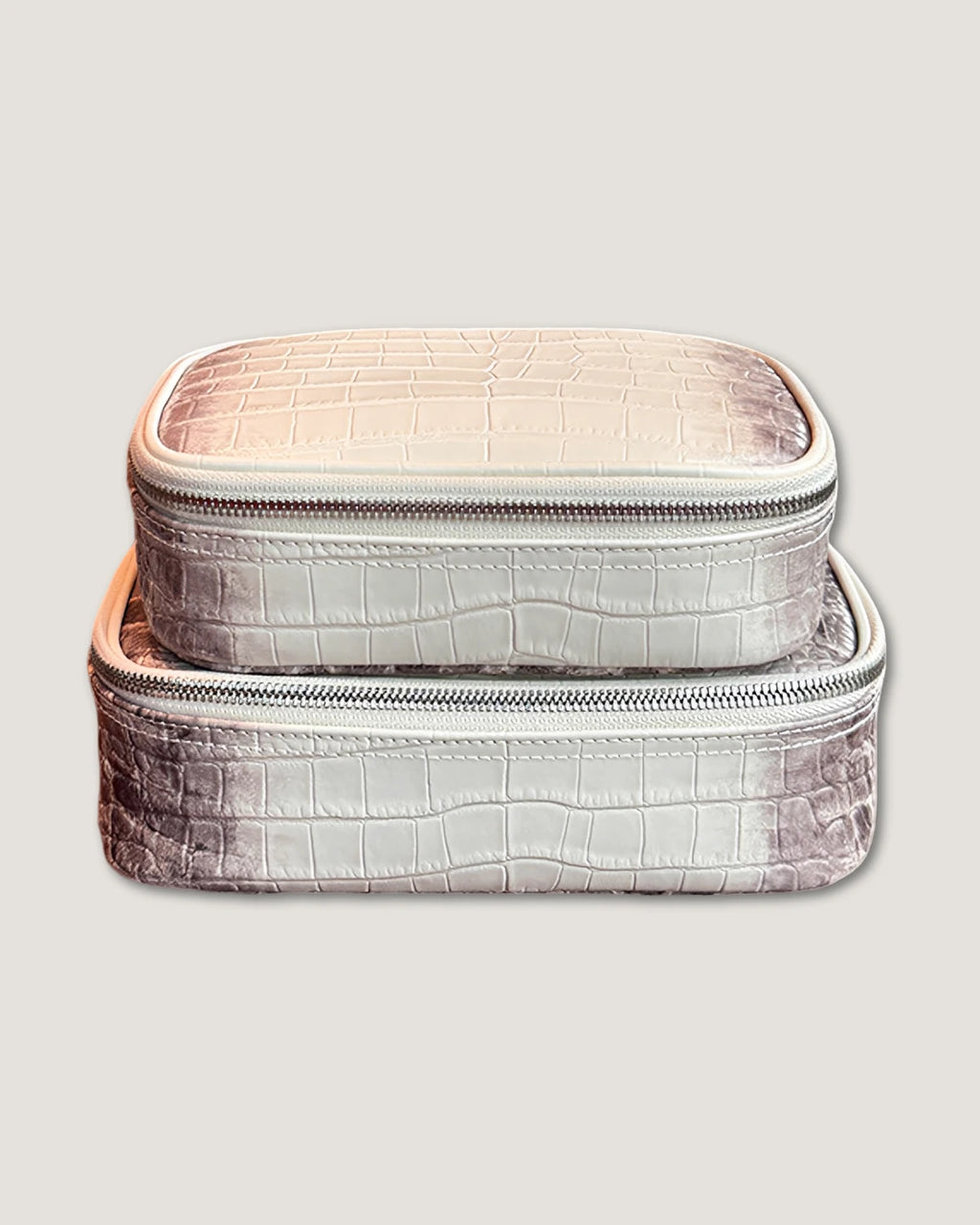 Rectangular makeup bag