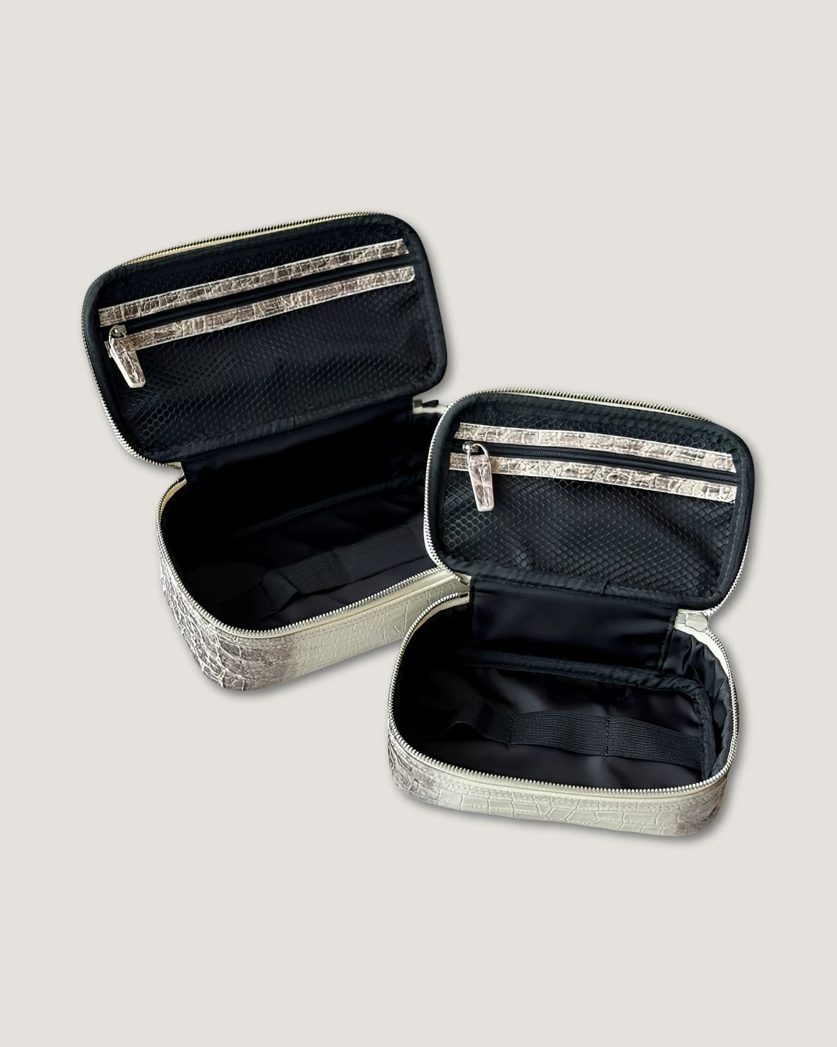 Rectangular makeup bag