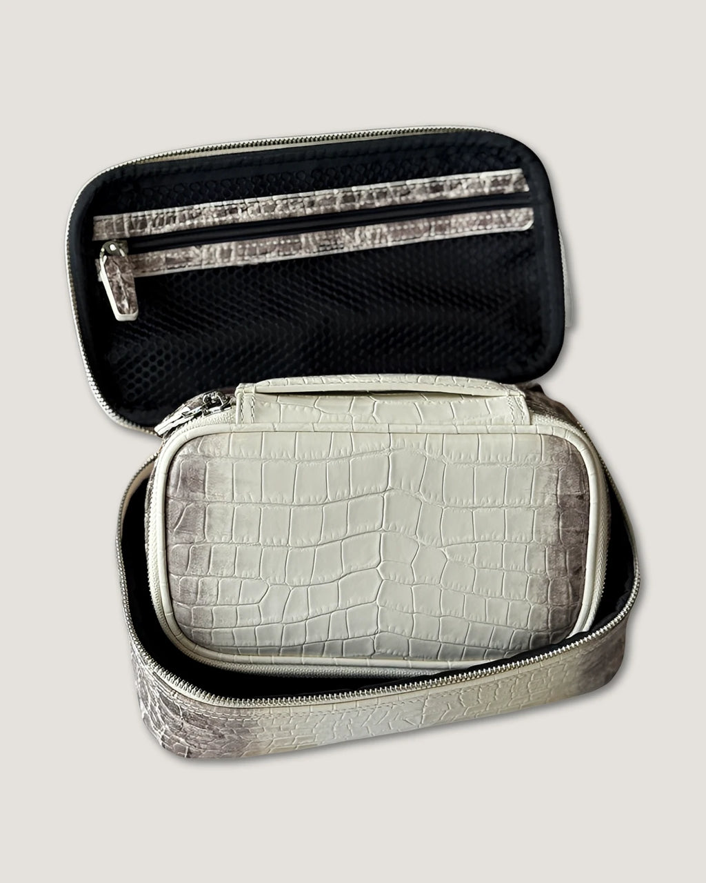 Rectangular makeup bag