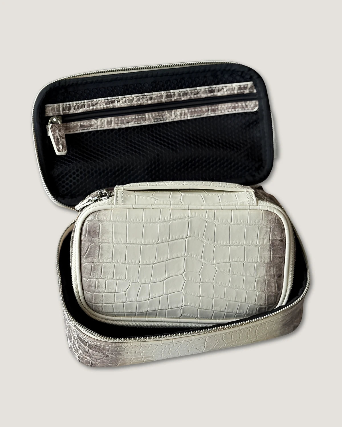 Rectangular makeup bag