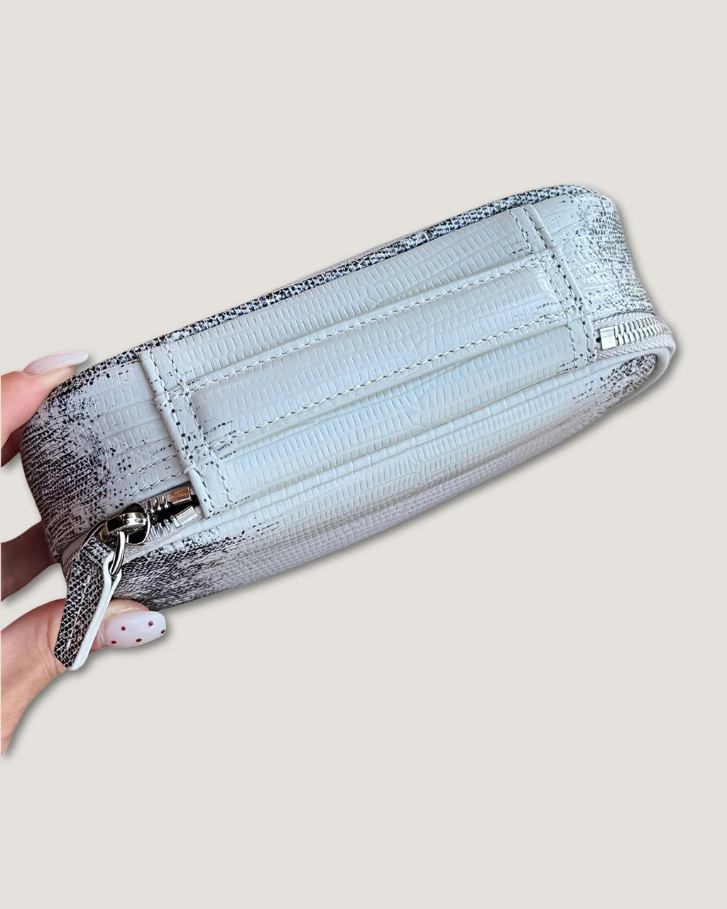 Rectangular makeup bag