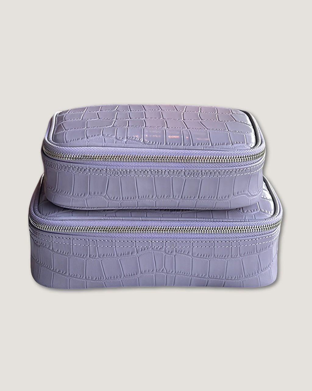 Rectangular makeup bag