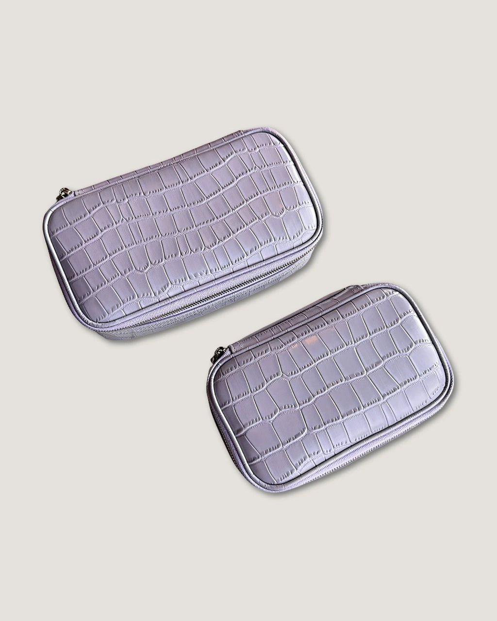 Rectangular makeup bag
