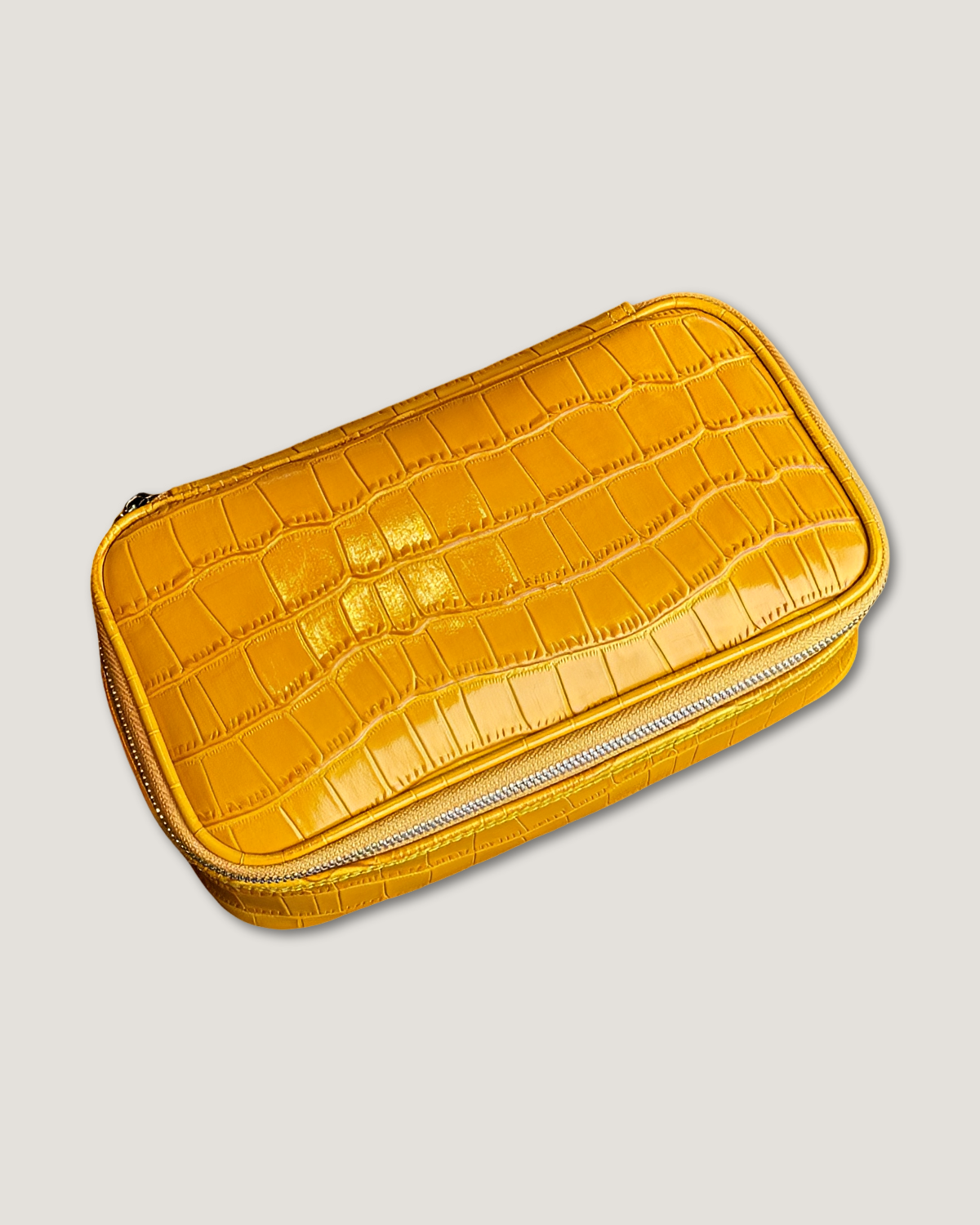 Rectangular makeup bag