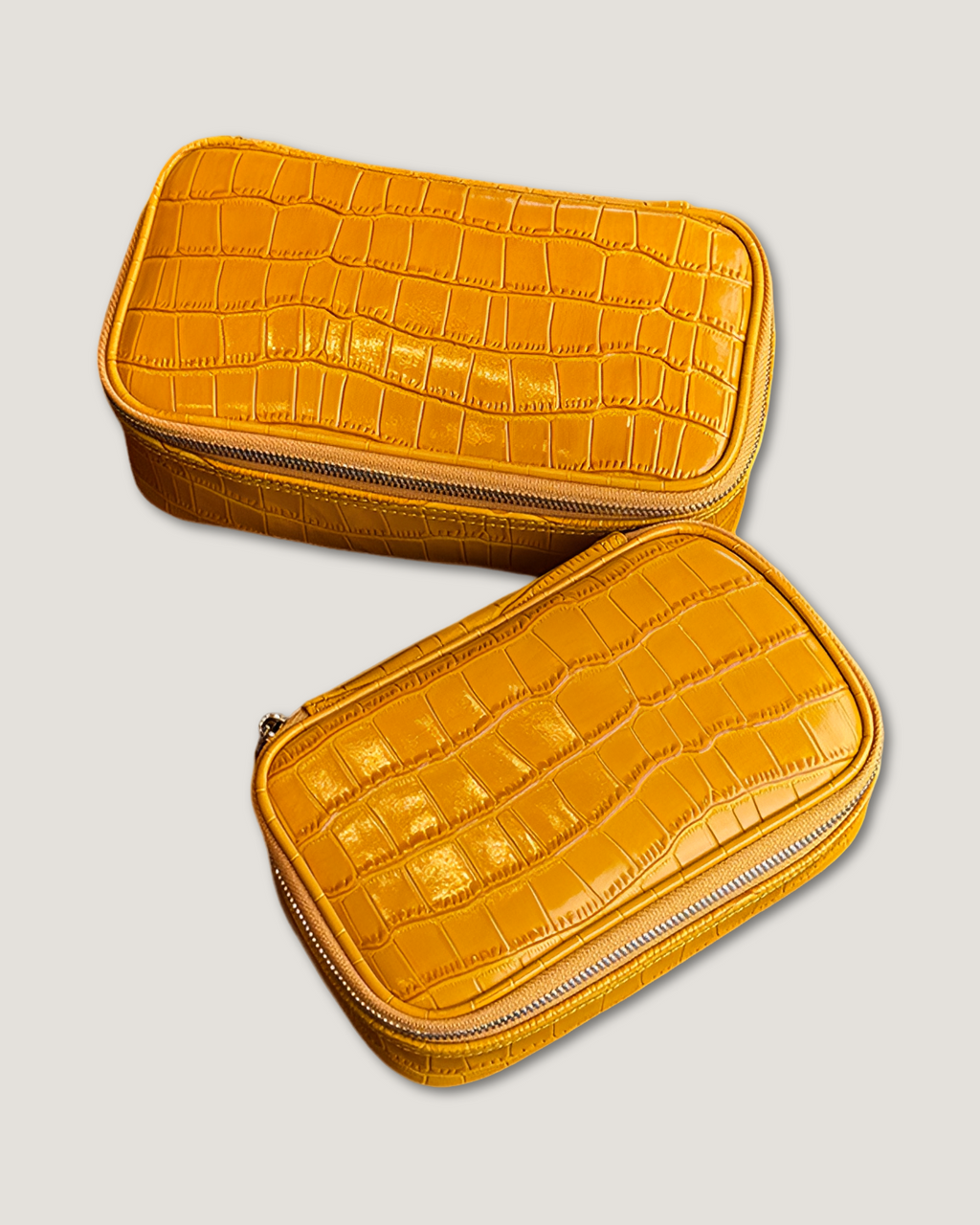 Rectangular makeup bag