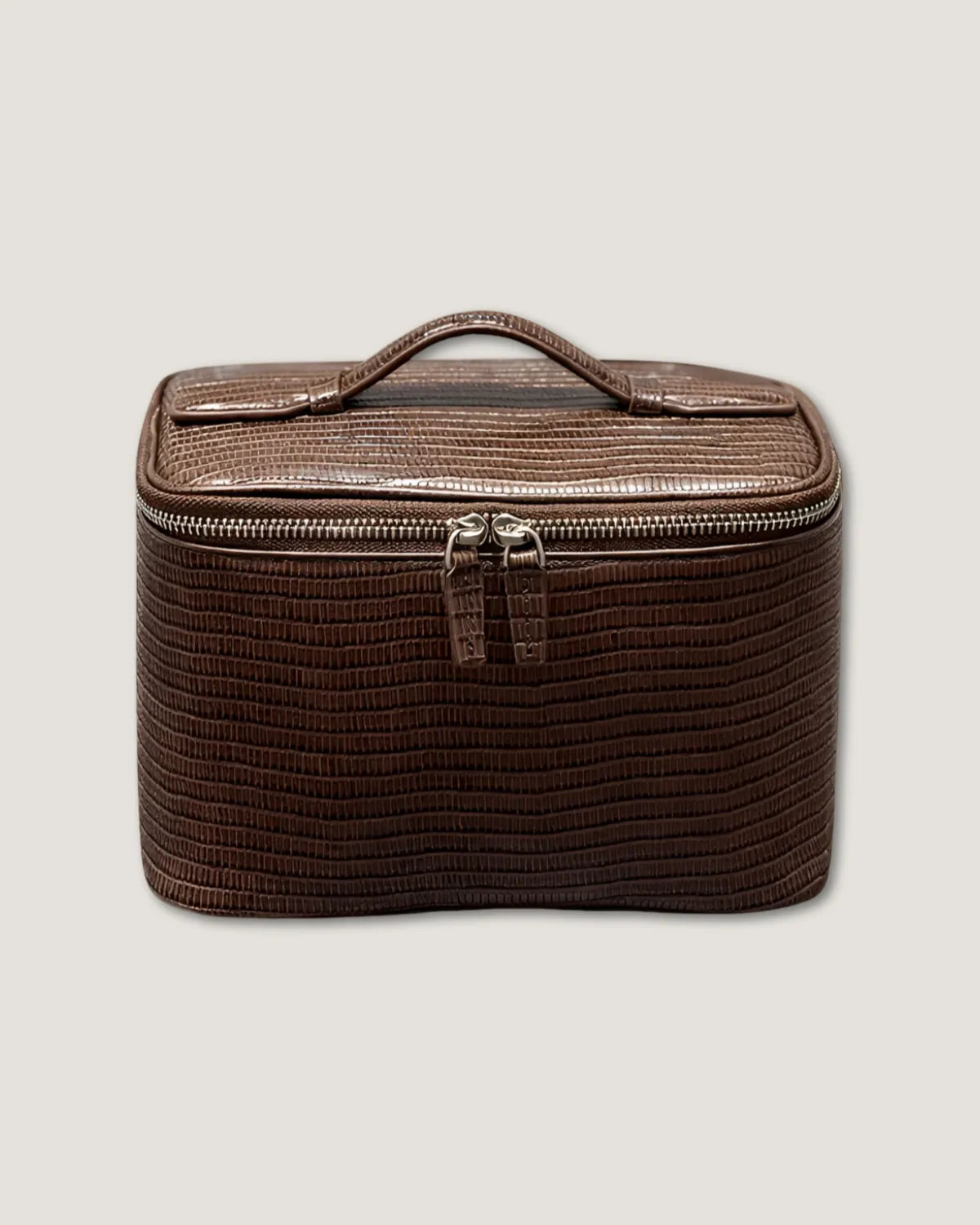 Leather train case