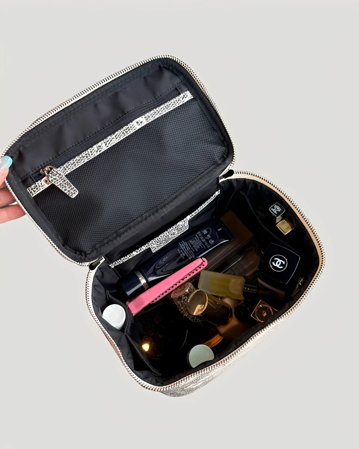 Leather train case