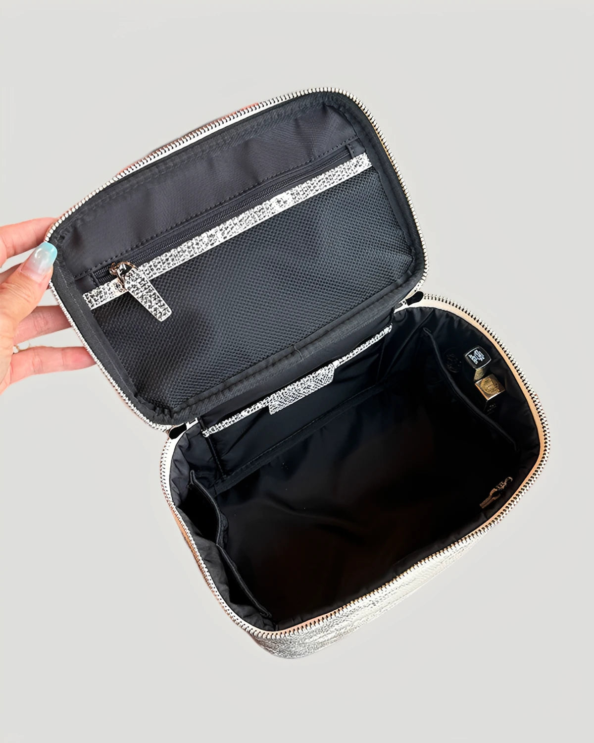 Leather train case
