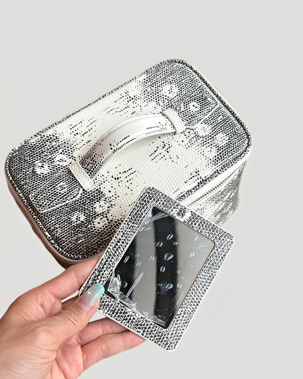 Leather train case