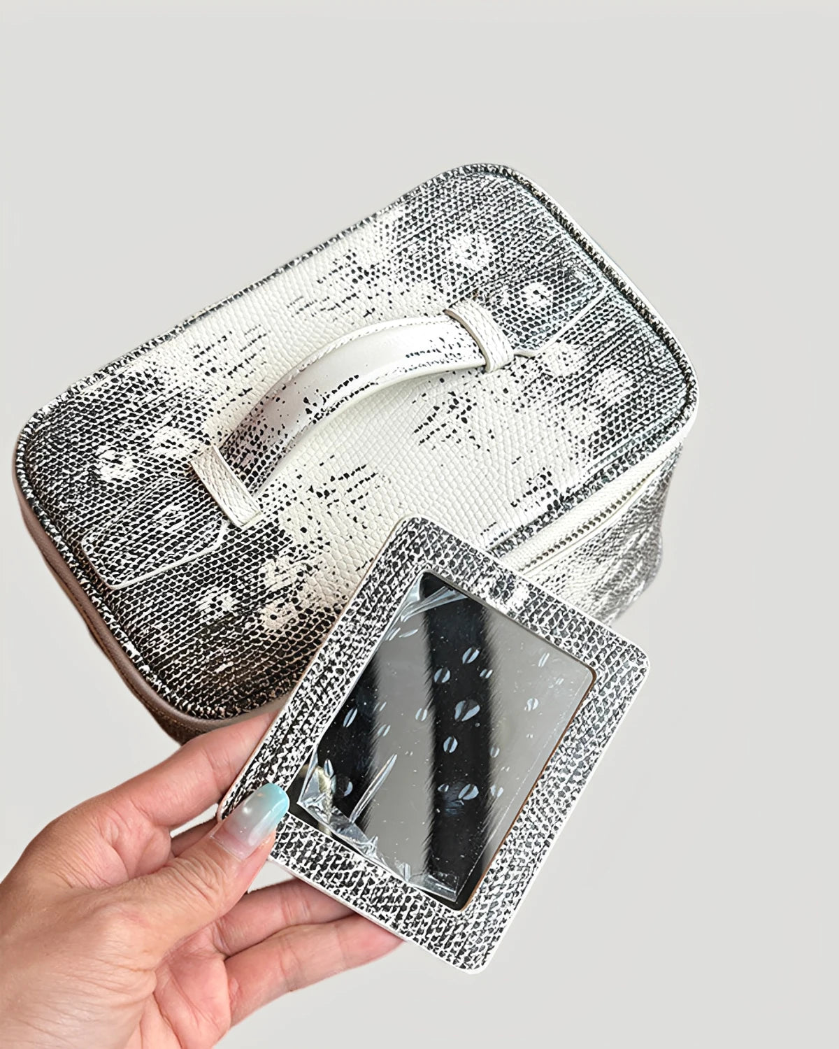 Leather train case